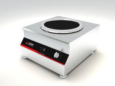 LIVECOOK Commercial Induction Cooktop(Silver, Jog Dial)
