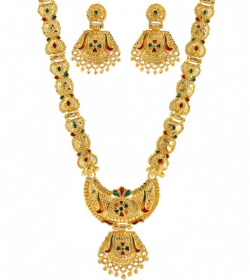 RP Enterprise Alloy Gold-plated Multicolor Jewellery Set(Pack of 1)