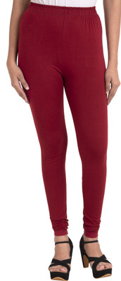 ENES FASHION Ankle Length  Ethnic Wear Legging(Maroon, Solid)
