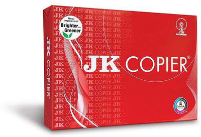 JK Copier A4 Xerox paper-A4 Printer Paper [red] 500 75 75 gsm A4 paper(Set of 1, White)