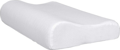 Boriva Memory Foam Solid Orthopaedic Pillow Pack of 1(White)