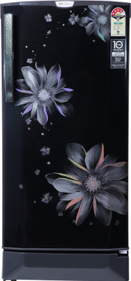 Godrej 190 L Direct Cool Single Door 4 Star (2020) Refrigerator  with Intelligent Inverter Compressor(Pearl Black, RD EDGEPRO 205D 43 TAI PL BK)
