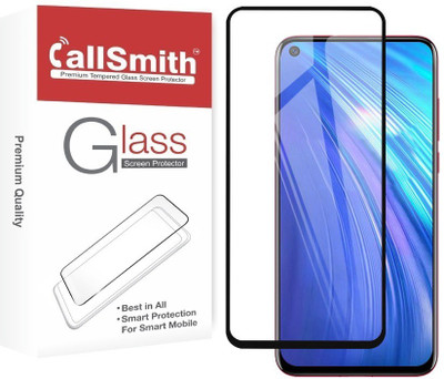 CallSmith Edge To Edge Tempered Glass for Realme 6(Pack of 2)