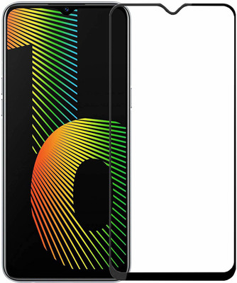 DropFit Edge To Edge Tempered Glass for Realme Narzo 10(Pack of 1)