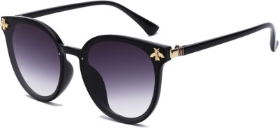 ROZZETTA CRAFT Butterfly Sunglasses(For Men & Women, Black)