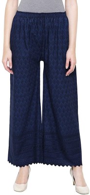 TNQ Relaxed Women Blue Trousers