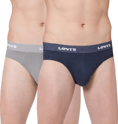 LEVIS Men Solid BriefPack of 2