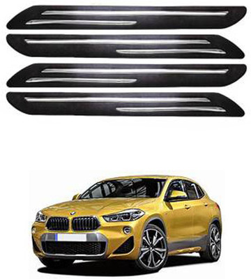 RONISH Silicone Car Bumper Guard(Black, Pack of 4, BMW, Universal For Car)