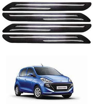 RONISH Silicone Car Bumper Guard(Black, Pack of 4, Hyundai, Santro)