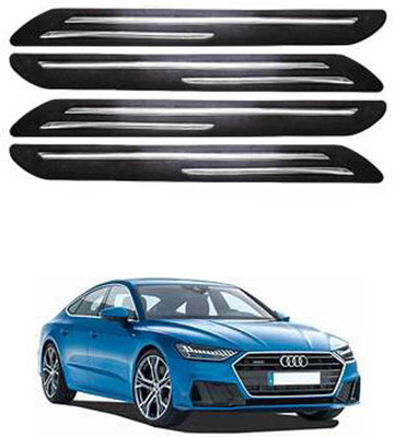 RONISH Silicone Car Bumper Guard(Black, Pack of 4, Audi, A7)