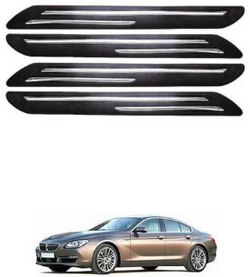 RONISH Silicone Car Bumper Guard(Black, Pack of 4, BMW, Universal For Car)