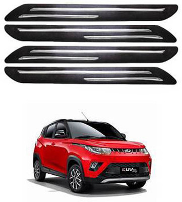 RONISH Silicone Car Bumper Guard(Black, Pack of 4, Mahindra, KUV100)