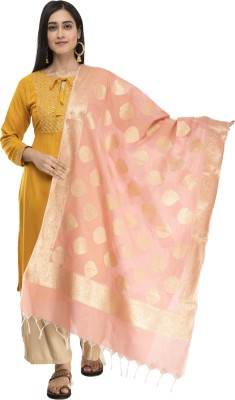 A R SILK Cotton Blend Printed Women Dupatta