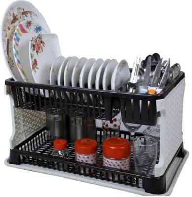 N H Enterprise Utensil Kitchen Rack Plastic Multipurpose Use ( Plate / Bowl / Spoon / Knife ) Storage