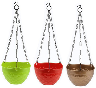 AGAMI Plant Container Set(Pack of 3, Plastic)