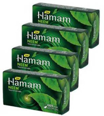 HAMAM NEEM TULSI SOAP 4X150GM(4 x 150 g)