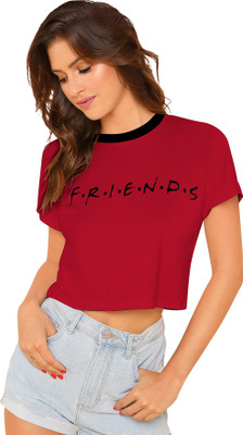 Dhruvil Impex Casual Printed Women Red Top