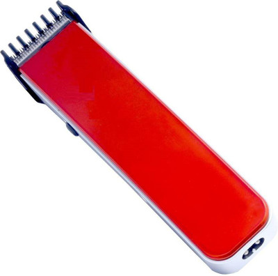 STARPRO Cordless Trimmer Titanium Coated for Men Trimmer 45 min  Runtime 3 Length Settings(Red, White)