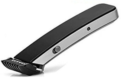 UZAN Black - Titanium Coated Cordless Trimmer for Men Trimmer 45 min  Runtime 3 Length Settings(Silver, Black)