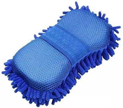 DODGE 'N WOLVES Fabric Vehicle Washing  Sponge(Pack Of 1)