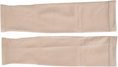 Johnnie Boy Cotton Arm Sleeve For Men & Women(Free, Beige)