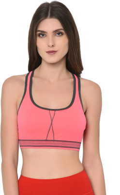 Piftif Women Bralette Lightly Padded Bra(Red)