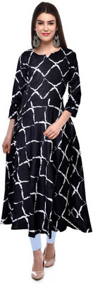 SILVER ORGANISATION Women Fit and Flare Black Maxi/Full Length Dress