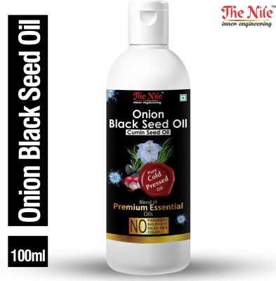 The Nile Onion Black Seed Blend of Premium Essential Oils No Parabens, Sulphate, Silicons 100ML Hair Oil(100 ml)