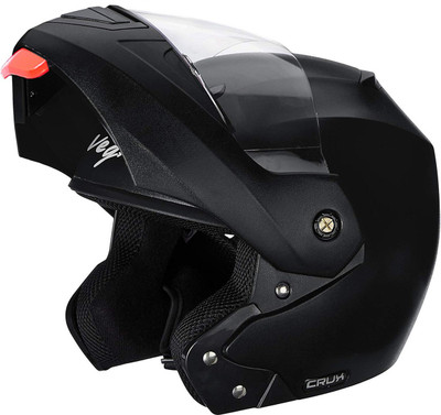VEGA HELMET(Black)-01 Motorbike Helmet(Black)