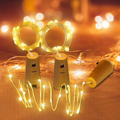 unh 20 LEDs 2 m Yellow Steady Bulb Rice Lights(Pack of 2)