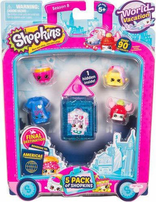 Shopkins Season 8 America Toy 5 Pack