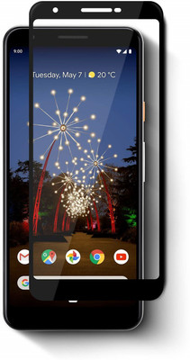 NEXZONE Edge To Edge Tempered Glass for GOOGLE PIXEL 3A(Pack of 2)