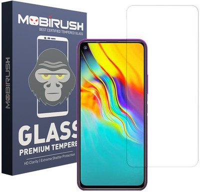MOBIRUSH Tempered Glass Guard for Poco X3, Infinix Hot 9, Infinix Hot 9 Pro(Pack of 1)