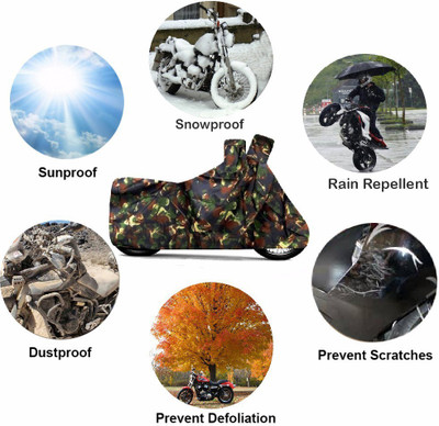 APNEK Waterproof Two Wheeler Cover for TVS(Apache RTR 160, Green)