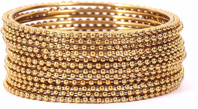 hand kkrafts Metal Bangle Set(Pack of 12)