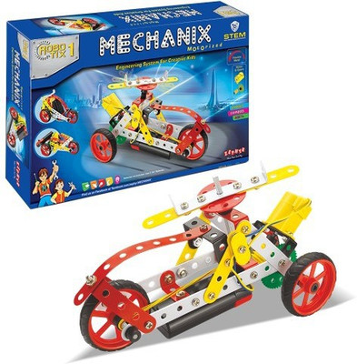 MECHANIX ROBOTIX - 1 -SERIES, MADE FROM HIGH QUALITY STEEL AND PLASTIC, BATTERIES NOT PROVIDED(Multicolor)