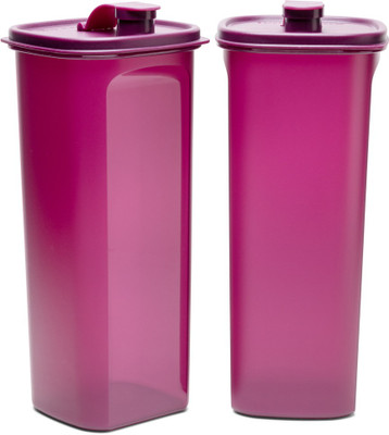 Tupperware Fridge Bottle Slim Line 2000 ml Bottle(Pack of 2, Pink, Plastic)