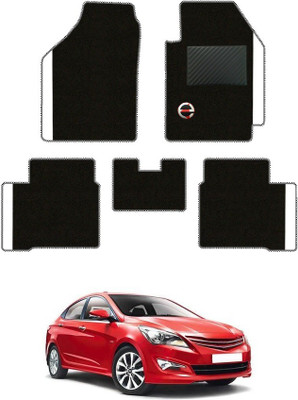 elegant Polypropylene Standard Mat For  Hyundai Verna(Black, White)