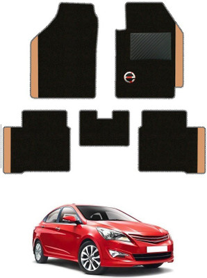 elegant Polypropylene Standard Mat For  Hyundai Verna(Black, Beige)