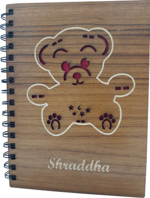 KAPNNOVATIVE SOLUTIONS Handmade A4 Diary Single Rule 160 Pages(Brown)