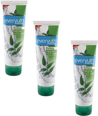 Everyuth Naturals NATURALS PURIFYING NEEM FACE WASH 50G (P[ACK OF 03) Face Wash(150 g)