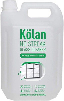 Kolan Organic Enzyme Based Biodegradable No Streak Glass Cleaner 5L Can(5 L)