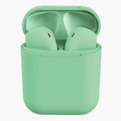 Gannu Sensor Bluetooth Wireless Portable Charging Case Bluetooth Headset(Green, True Wireless)