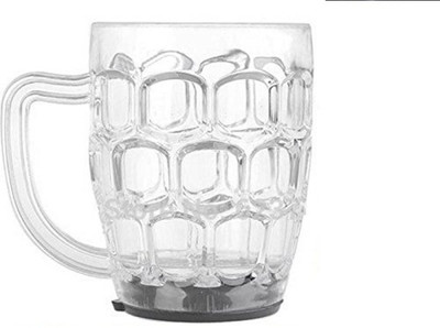 DeepMart colorfull coffee and tea big size led light ,Mug With Rainbow Color Disco Led Glass Coffee Mug(300 ml)