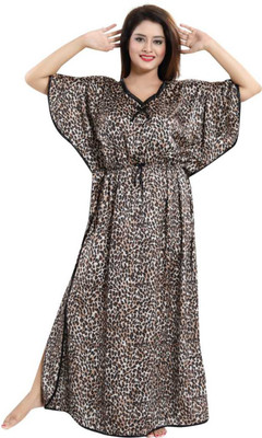 Zionity Women Nighty(Multicolor)