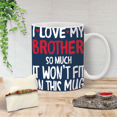 Flipkart SmartBuy Chawal Roli Pack, Rakhi, Mug Set  (1 Rakhi, Mug, Roli, Chawal) For Rs. 49 @ 84 %