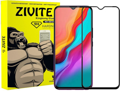 ZIVITE Edge To Edge Tempered Glass for Infinix Hot 8(Pack of 1)