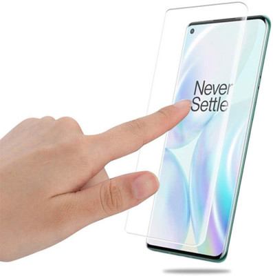 SOUDAMINI Edge To Edge Tempered Glass for Oneplus 8 Pro(Pack of 1)