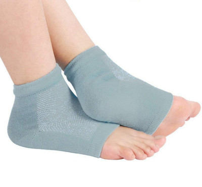NILKANTH ENTERPRISE Moisturizing Gel Heel Socks for Dry Hard Crack & Pain Relief Heel Support