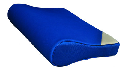 FABROEL SURGICAL Universal Cervical Foam Pillow Neck & Back Pain Support-For Senior Citizen Cervical Pillow(Blue)